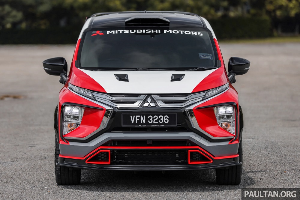Thiết kế đầu xe cải tiến của chiếc Mitsubishi Xpander độ chính hãng