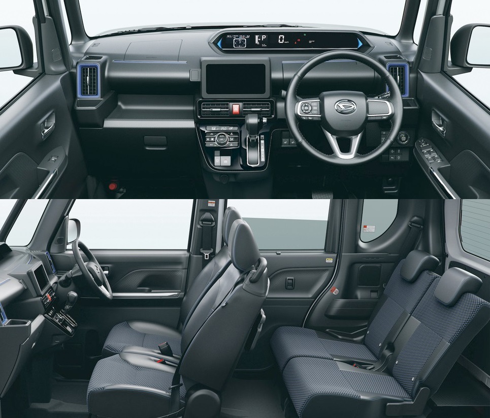 Nội thất của Daihatsu Tanto Custom 2023 Nội thất của Daihatsu Tanto Custom 2023