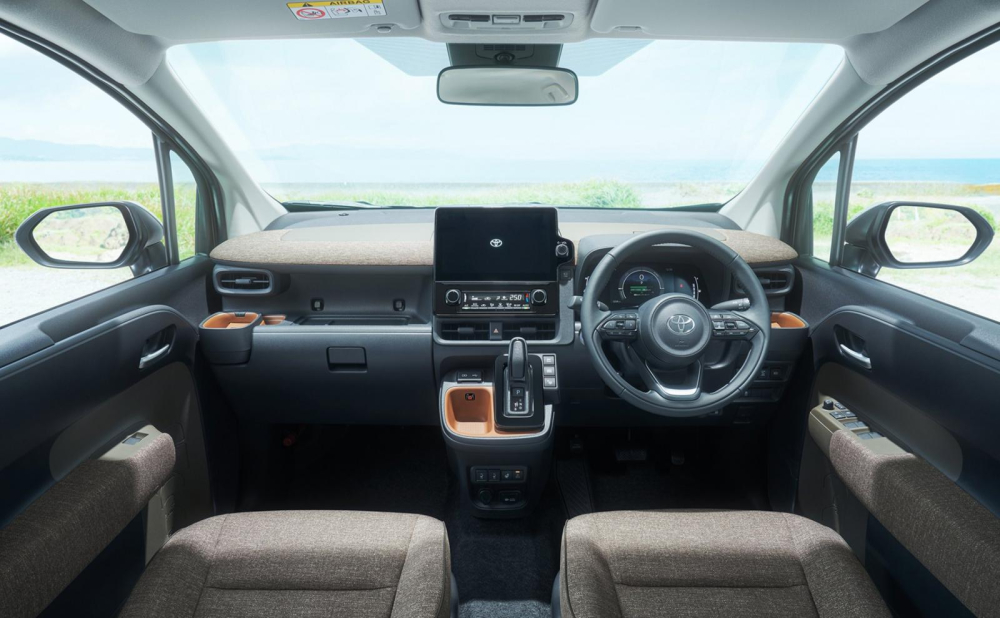 Nội thất của Toyota Sienta 2023 bản cao cấp