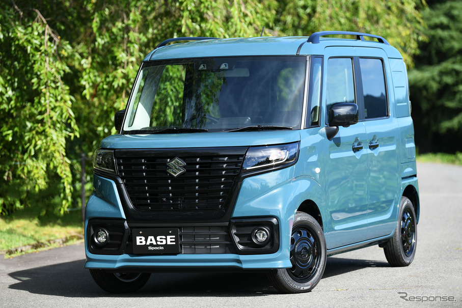 Cận cảnh đầu xe của Suzuki Spacia Base 2023 Cận cảnh đầu xe của Suzuki Spacia Base 2023
