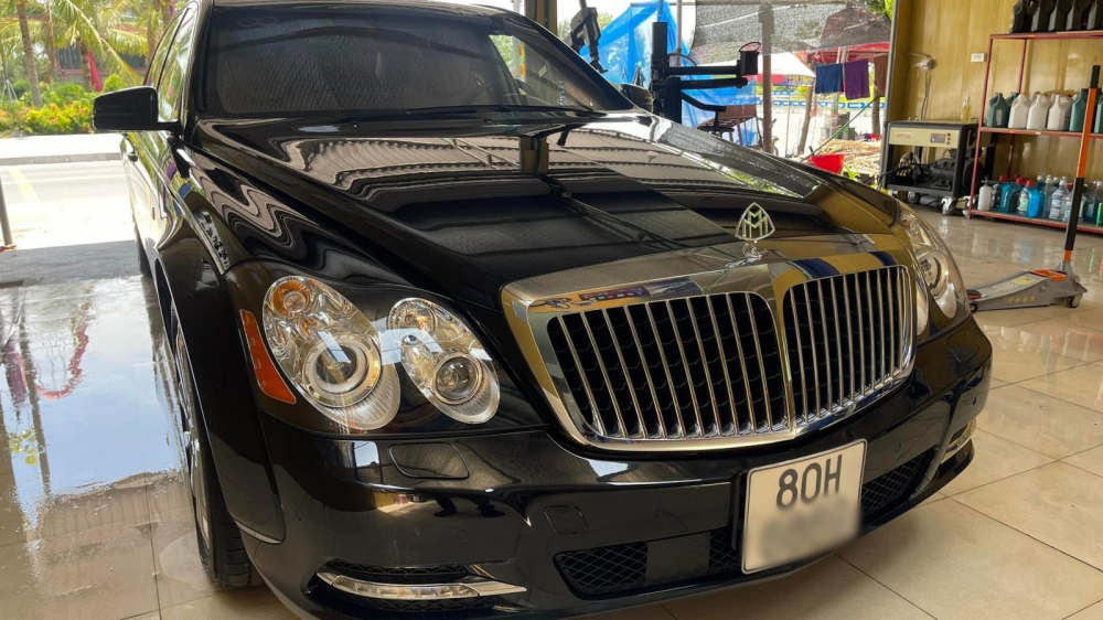 Maybach 62S si&ecirc;u đặc biệt của doanh nh&acirc;n Quảng Ninh đ&atilde; về nước sau 5 năm ra nước ngo&agrave;i kh&aacute;m bệnh