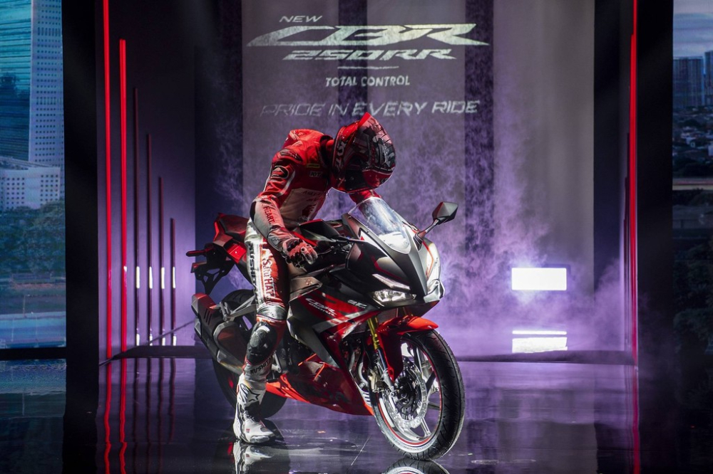 Thiết kế tổng thể của Honda CBR250RR 2023 không thay đổi nhiều Thiết kế tổng thể của Honda CBR250RR 2023 không thay đổi nhiều