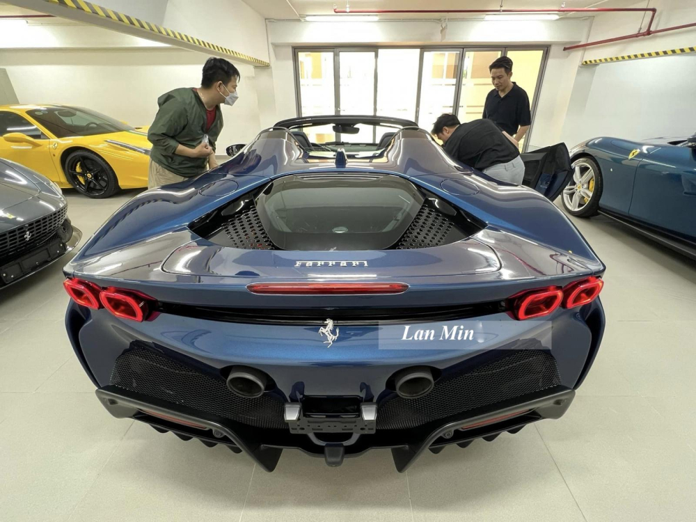 Thiết kế đuôi xe Ferrari SF90 Spider Thiết kế đuôi xe Ferrari SF90 Spider