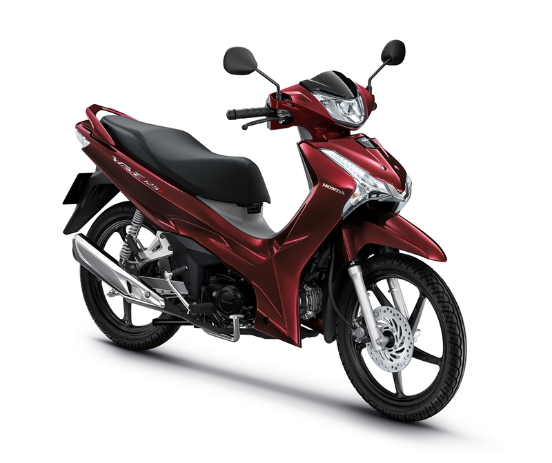 Honda Wave 125i 2023 vành đúc màu đỏ - xám Honda Wave 125i 2023 vành đúc màu đỏ - xám