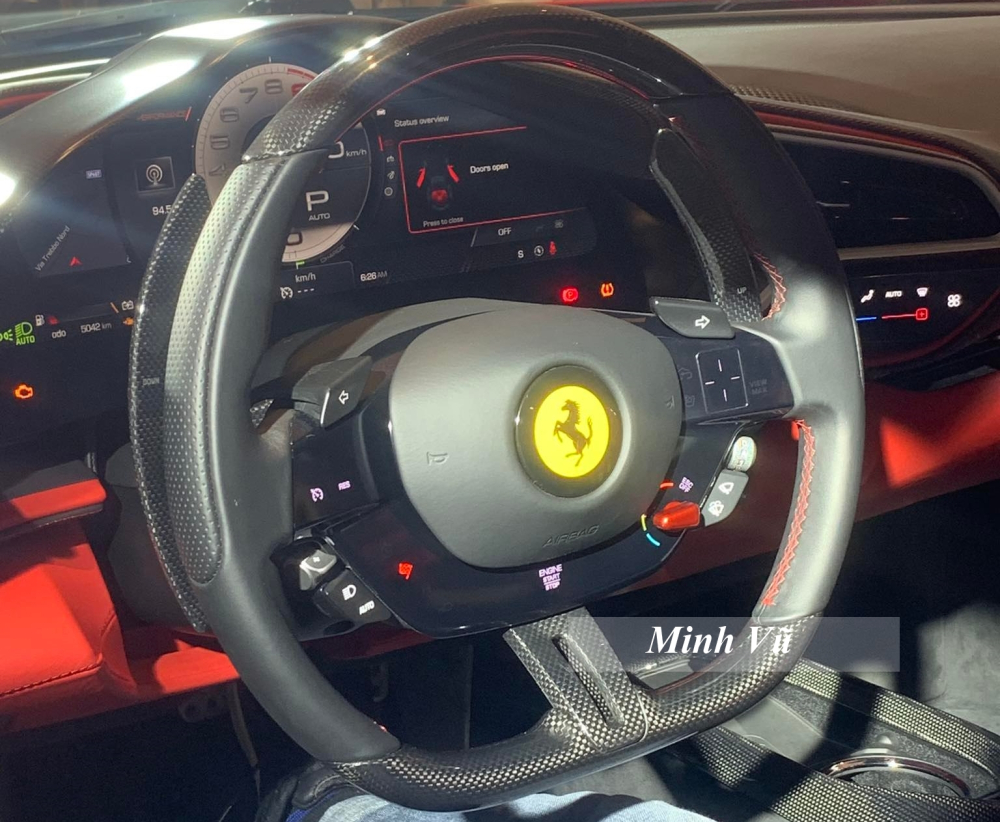 Ferrari 296 GTB có tổng công suất 818 mã lực Ferrari 296 GTB có tổng công suất 818 mã lực