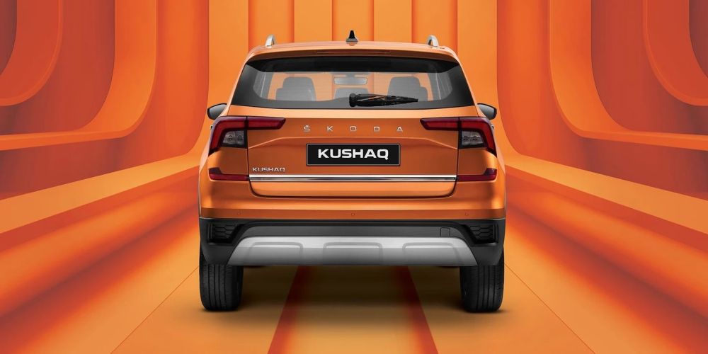 Skoda Kushaq nhìn từ phía sau Skoda Kushaq nhìn từ phía sau