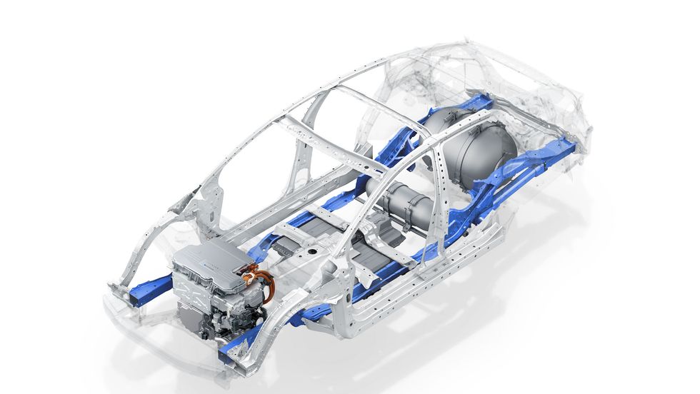Cấu tạo xe nhiên liệu hydro của hãng Honda Cấu tạo xe nhiên liệu hydro của hãng Honda