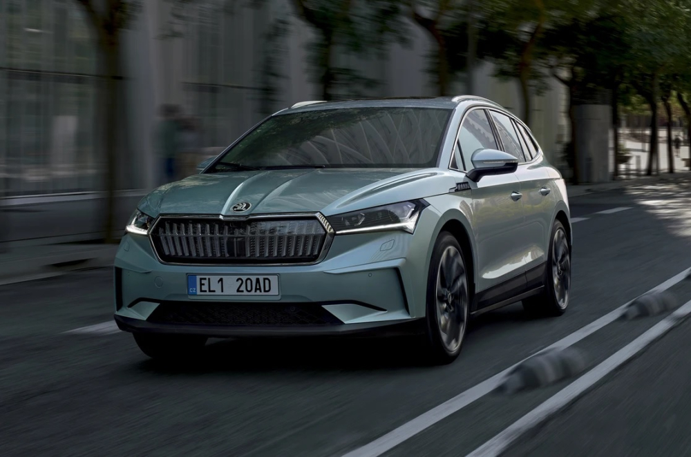 Skoda Enyaq iV có cả đèn pha LED ma trận ở bản cao cấp Skoda Enyaq iV có cả đèn pha LED ma trận ở bản cao cấp