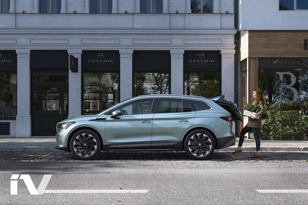 Skoda Enyaq iV có cửa cốp chỉnh điện Skoda Enyaq iV có cửa cốp chỉnh điện