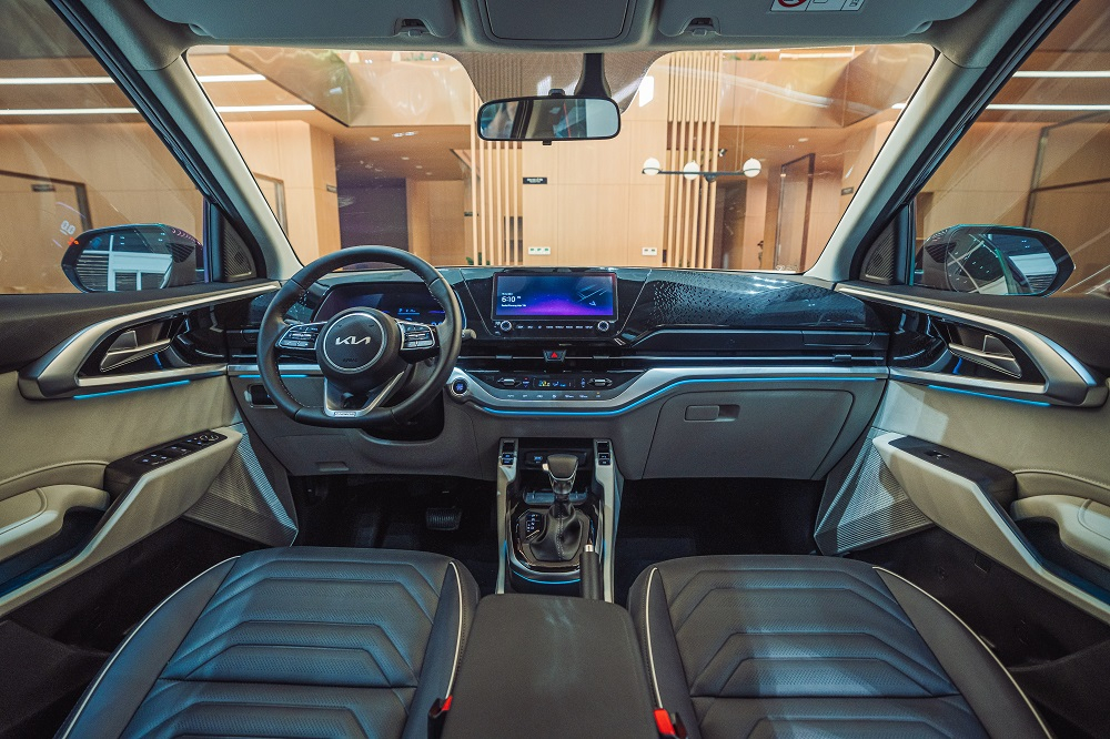 Nội thất của Kia Carens 2023 bản cao cấp Nội thất của Kia Carens 2023 bản cao cấp