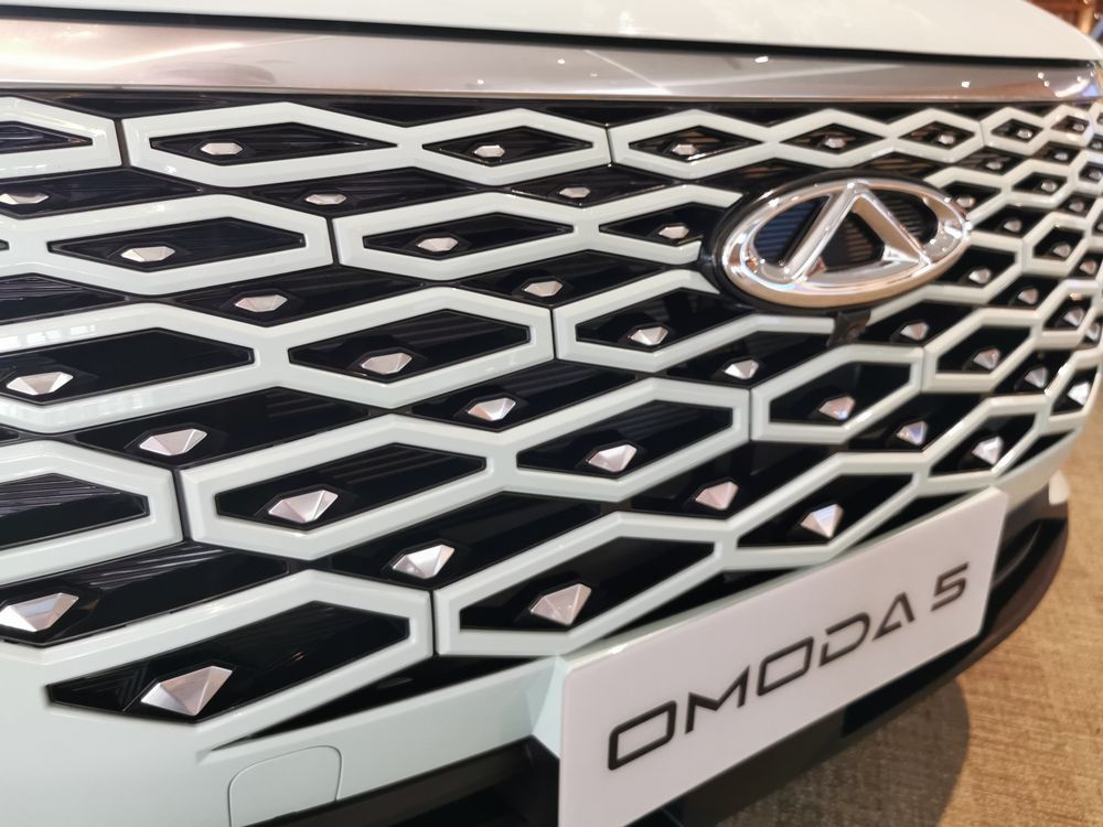 Cận cảnh lưới tản nhiệt của Chery OMODA 5 