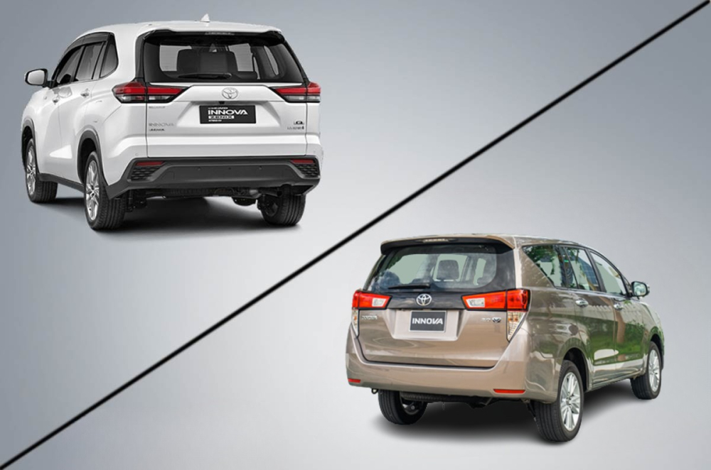 So s&aacute;nh Toyota Innova 2023 với Innova 2022