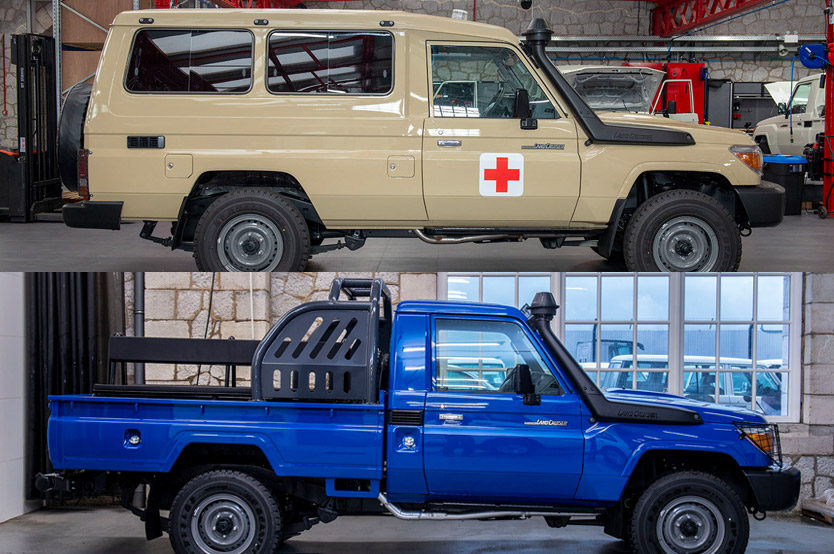 2 chiếc Toyota độ để phục vụ một tổ chức hoạt động tại châu Phi Hạ Sahara 2 chiếc Toyota độ để phục vụ một tổ chức hoạt động tại châu Phi Hạ Sahara