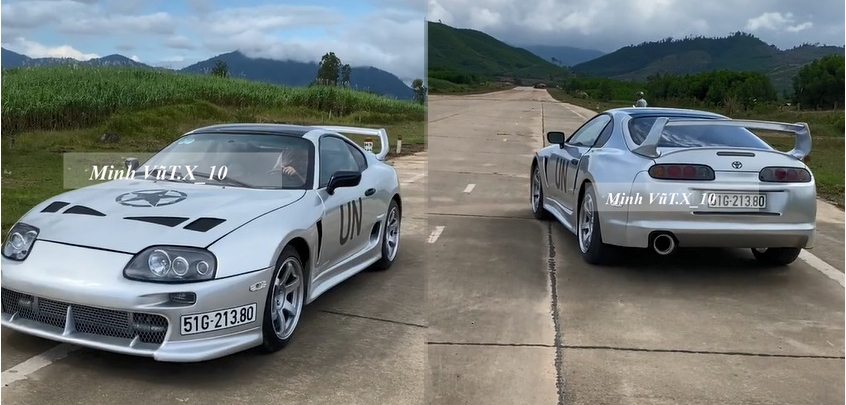Ông Đặng Lê Nguyên Vũ bị bắt gặp lái xe JDM Toyota Supra thế hệ thứ 4 tại Tây Nguyên
