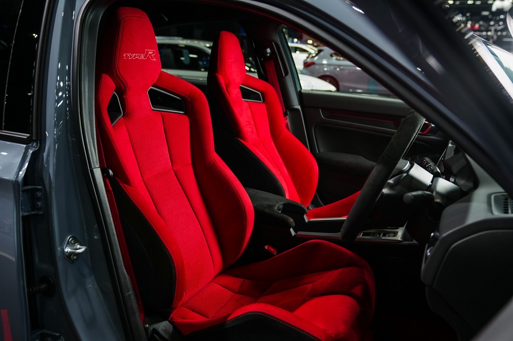 Ghế trước của Honda Civic Type R 2023