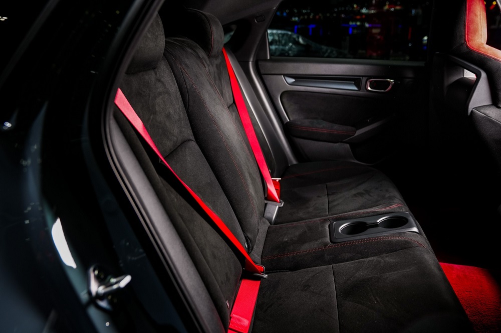 Ghế sau của Honda Civic Type R 2023