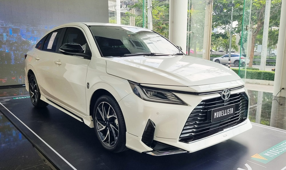 G&oacute;i phụ kiện Modellista của Toyota Vios 2023 c&oacute; gi&aacute; 48.500 Baht (khoảng 34 triệu đồng) 