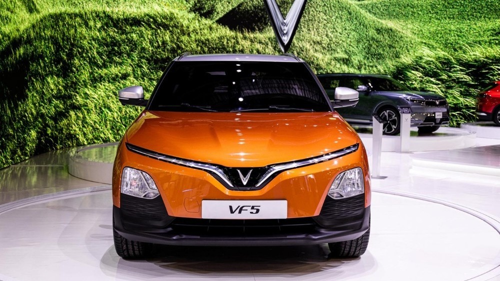 Thiết kế đầu xe của VinFast VF5 phi&ecirc;n bản concept
