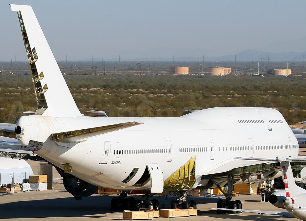 Chiếc máy bay Boeing 747-8 mới bay chưa đến 50 giờ bị thao dỡ sau gần 10 năm nằm im tìm chủ mới Chiếc máy bay Boeing 747-8 mới bay chưa đến 50 giờ bị thao dỡ sau gần 10 năm nằm im tìm chủ mới