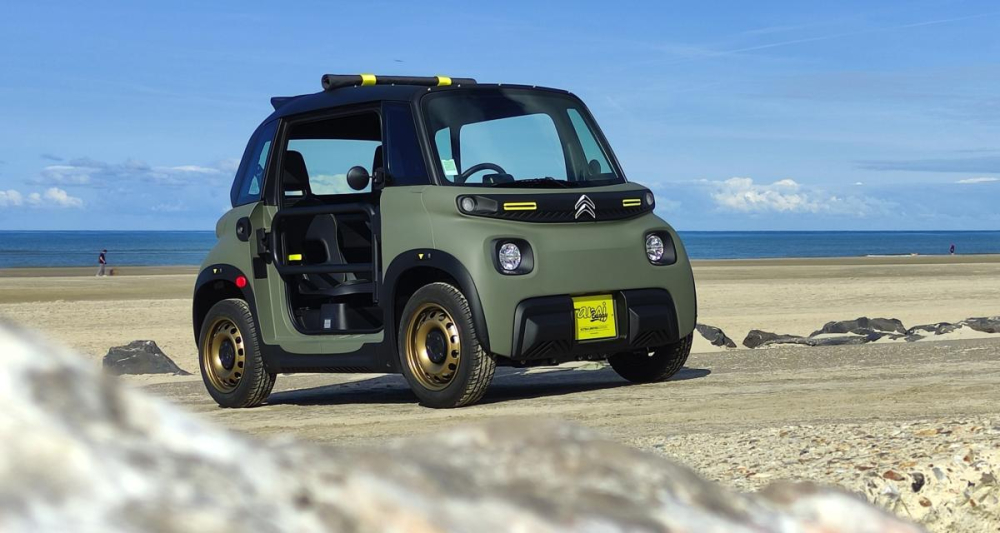 Sau khi ch&aacute;y h&agrave;ng trong 18 ph&uacute;t, &ocirc; t&ocirc; điện kh&ocirc;ng c&oacute; cửa Citroen Ami Buggy được sản xuất th&ecirc;m 1.000 chiếc