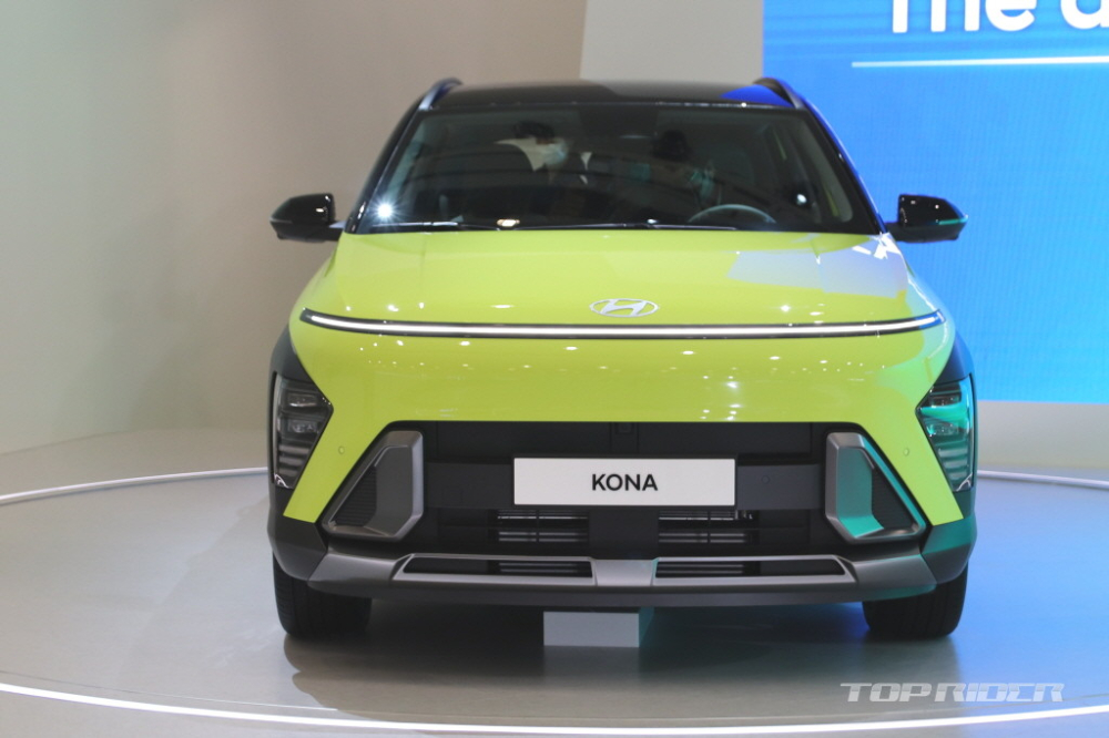 Cận cảnh đầu xe của Hyundai Kona 2024