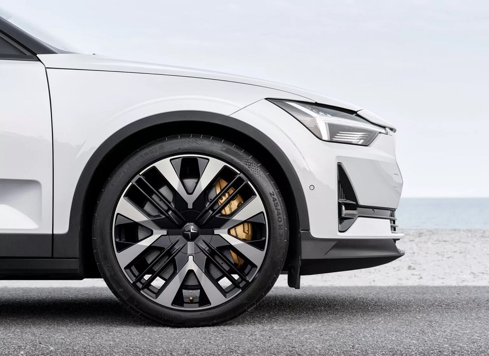Vành 20 inch của Polestar 2 2024 lắp thêm gói Performance Pack Vành 20 inch của Polestar 2 2024 lắp thêm gói Performance Pack