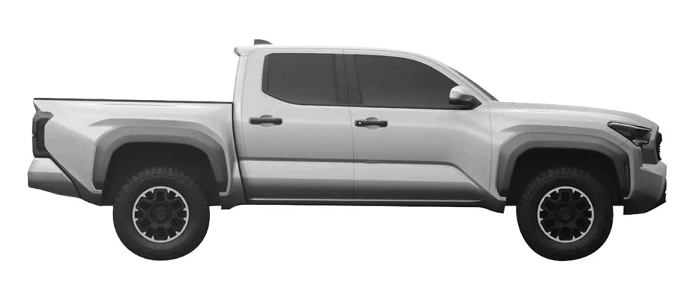 Thiết kế bên sườn của Toyota Tacoma 2024 Thiết kế bên sườn của Toyota Tacoma 2024