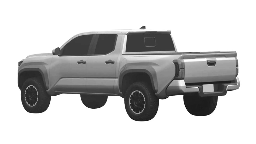 Toyota Tacoma 2024 nhìn từ phía sau Toyota Tacoma 2024 nhìn từ phía sau