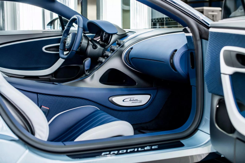 Nội thất Bugatti Chiron Profilée