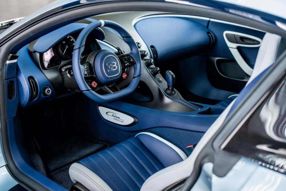 Nội thất Bugatti Chiron Profilée