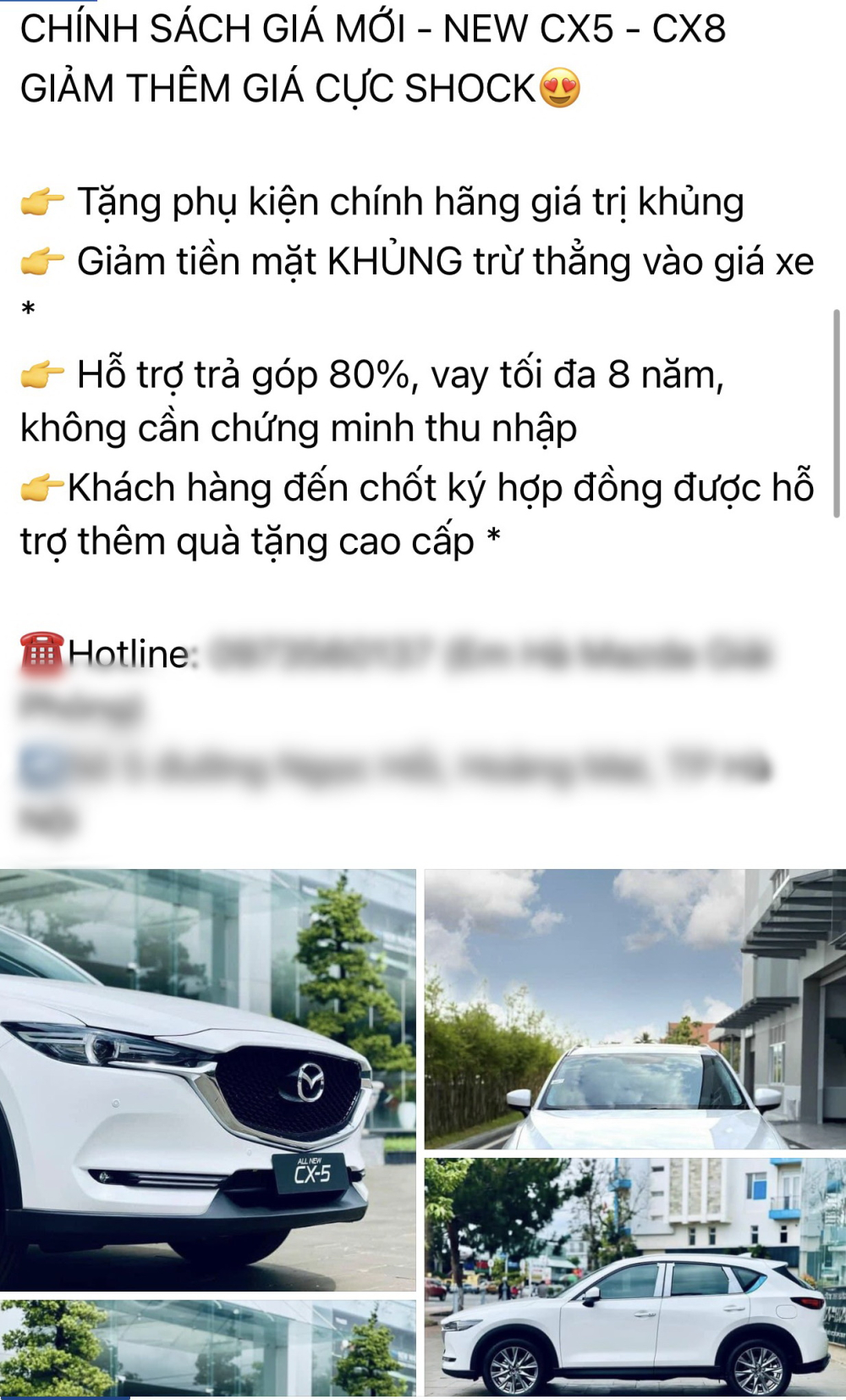 Mazda CX-8 giảm giá lên đến hơn 60 triệu đồng ở nhiều đại lý Mazda CX-8 giảm giá lên đến hơn 60 triệu đồng ở nhiều đại lý