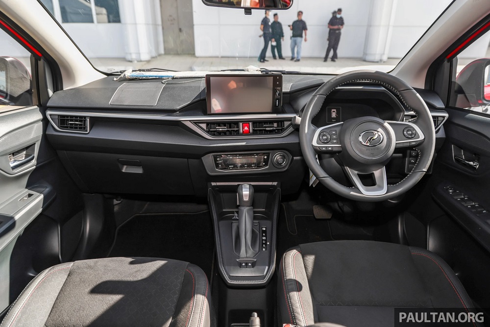 Nội thất của Perodua Axia 2023