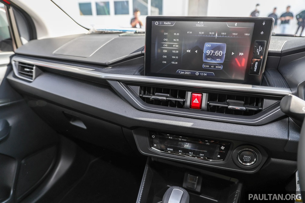 Màn hình cảm ứng 9 inch của Perodua Axia