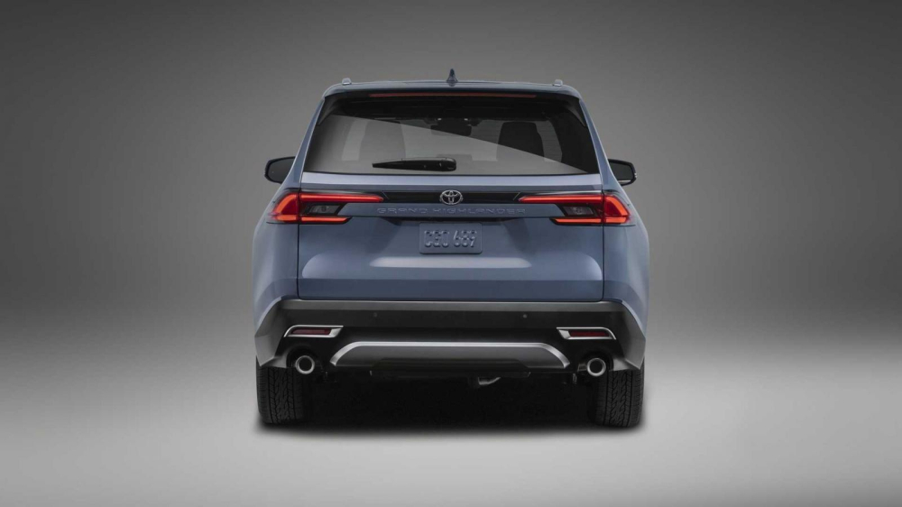 Thiết kế phía sau của Toyota Grand Highlander 2024 Thiết kế phía sau của Toyota Grand Highlander 2024