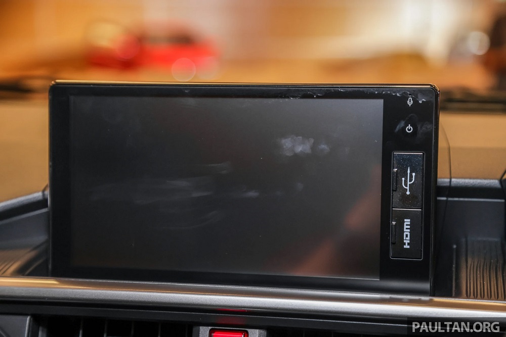 Màn hình cảm ứng trung tâm 9 inch của Perodua Axia 2023 bản AV Màn hình cảm ứng trung tâm 9 inch của Perodua Axia 2023 bản AV