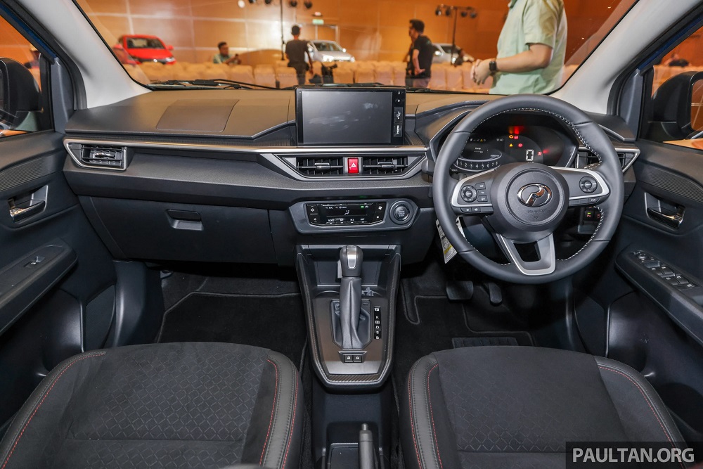 Nội thất của Perodua Axia 2023 bản cao cấp nhất