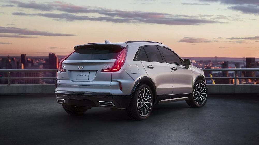 Thiết kế phía sau của Cadillac XT4 2024 Thiết kế phía sau của Cadillac XT4 2024