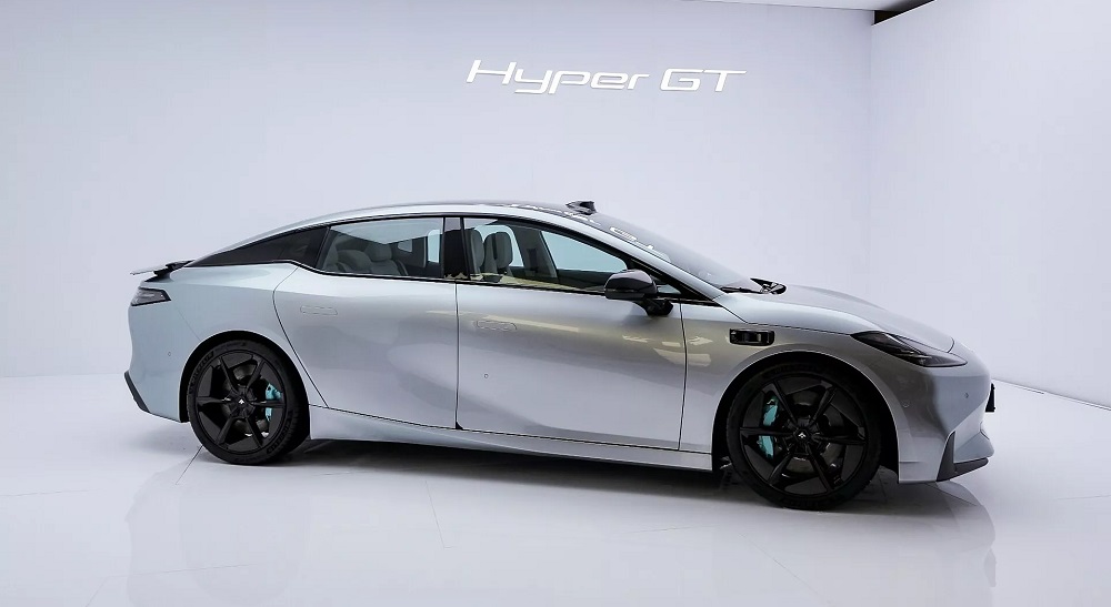 GAC Aion Hyper GT tr&igrave;nh l&agrave;ng với thiết kế như xe Tesla