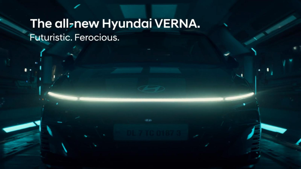 Dải đ&egrave;n LED định vị ấn tượng của Hyundai Accent 2023