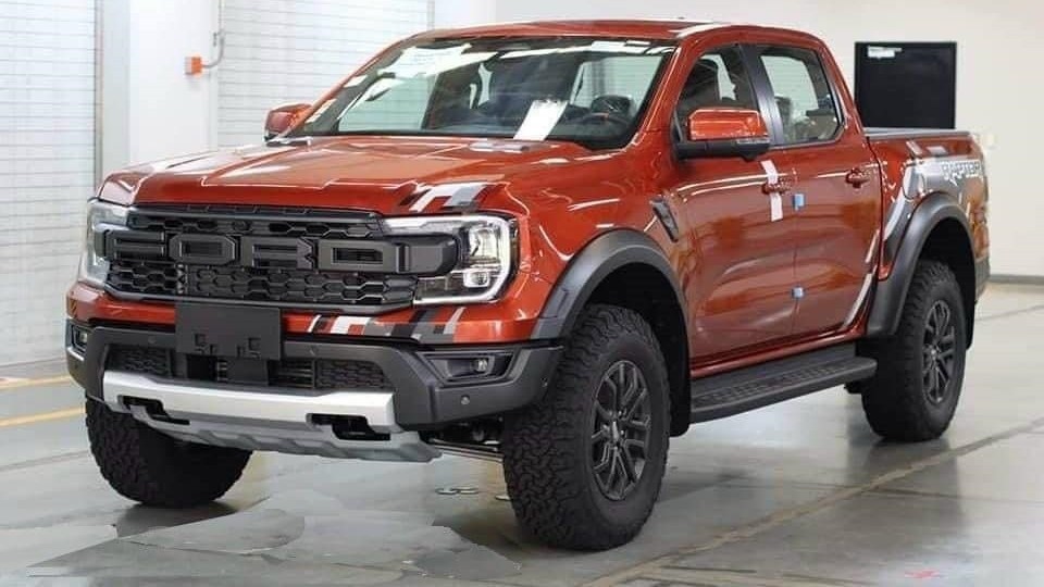 Cận cảnh một xe Ford Ranger Raptor 2023