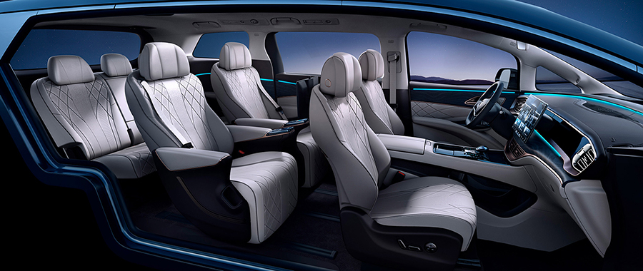BYD Denza D9 EV sở hữu nội thất 7 chỗ ngồi BYD Denza D9 EV sở hữu nội thất 7 chỗ ngồi