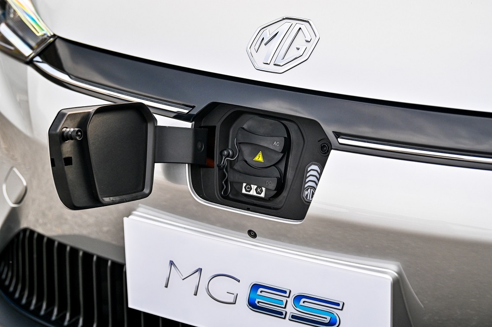 Cổng sạc của MG ES 2023
