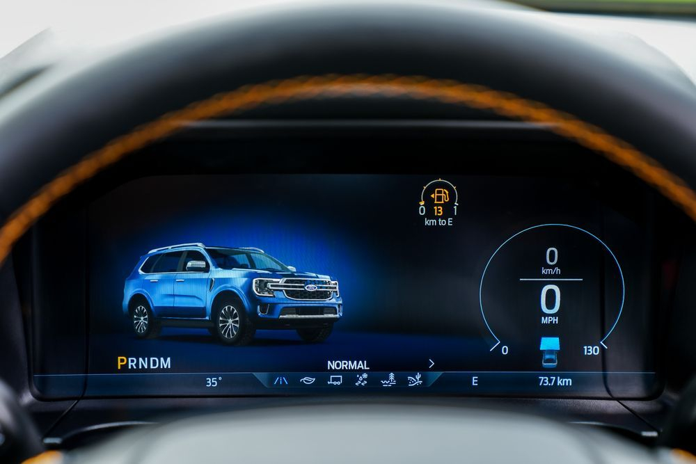 Bảng đồng hồ của Ford Everest Wildtrak 2023 Bảng đồng hồ của Ford Everest Wildtrak 2023