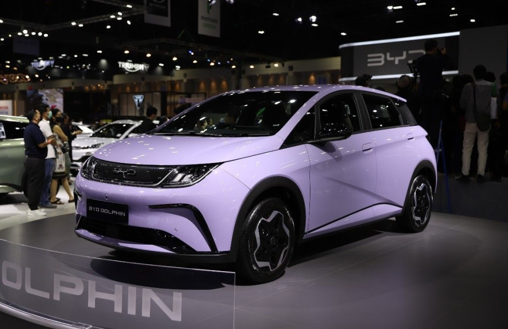 BYD Dolphin màu tím BYD Dolphin màu tím