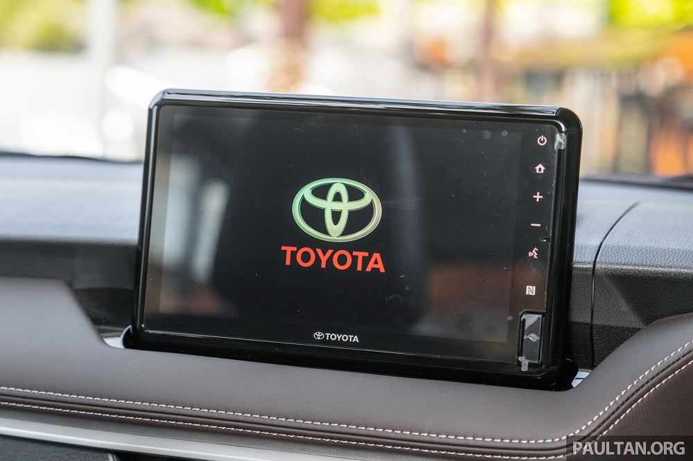 Màn hình trung tâm của Toyota Vios 2023 Màn hình trung tâm của Toyota Vios 2023