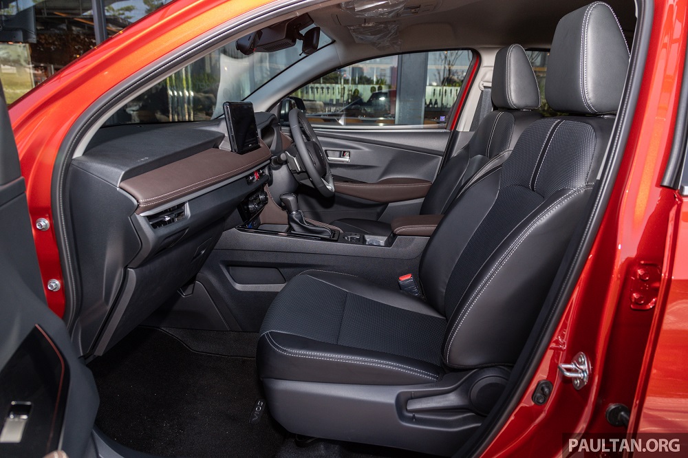 Ghế trước của Toyota Vios 2023 Ghế trước của Toyota Vios 2023