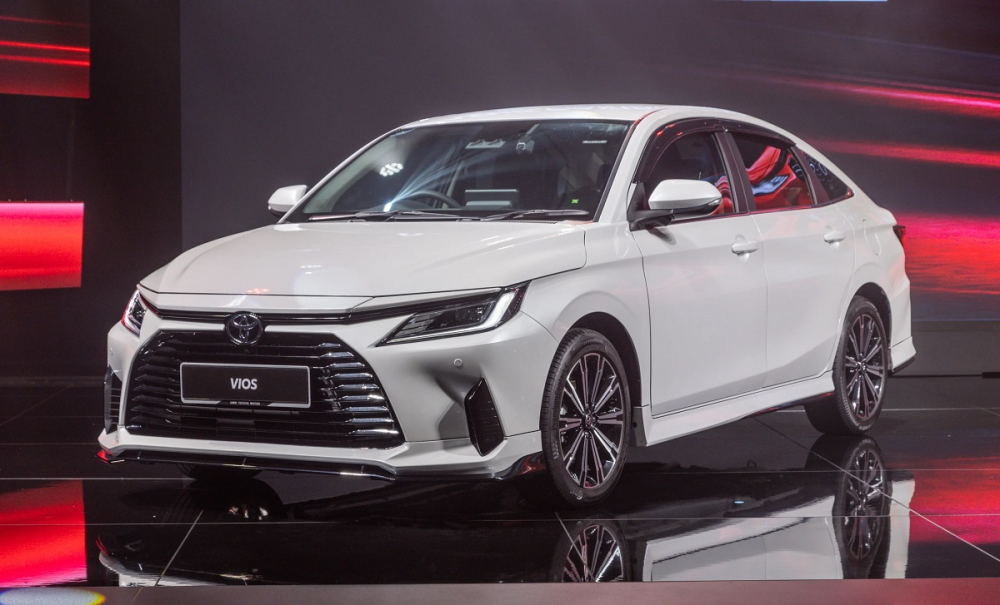 Toyota Vios 2023 có gói phụ kiện khí động lực học Toyota Vios 2023 có gói phụ kiện khí động lực học