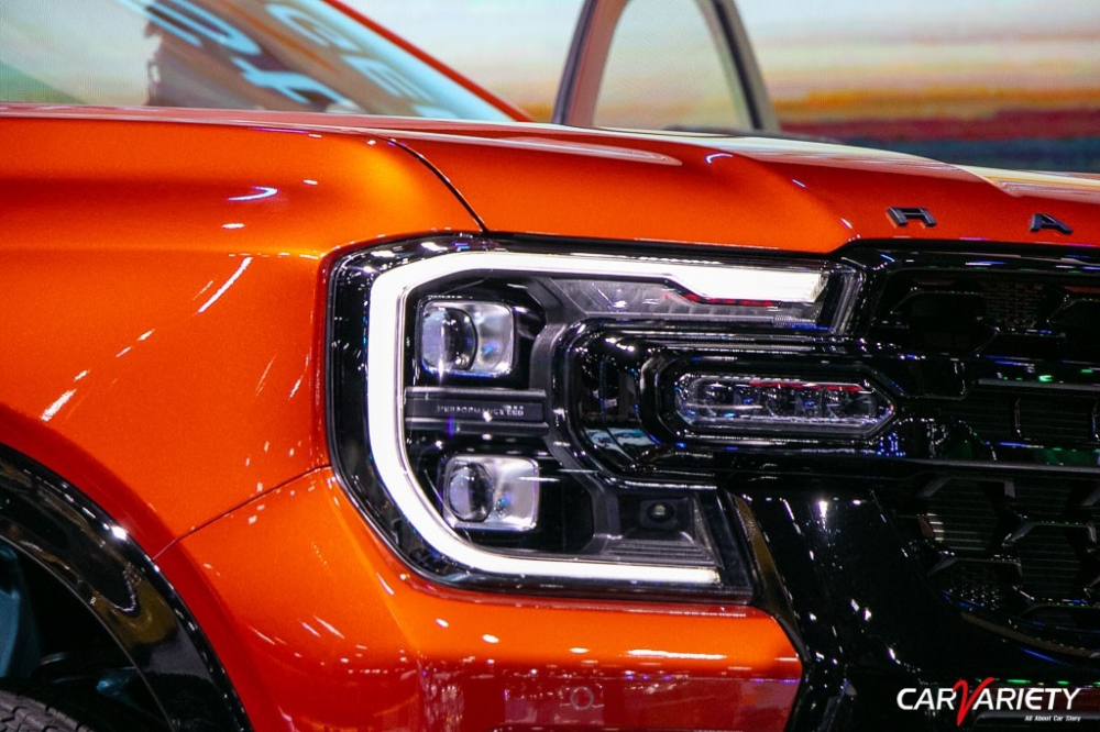 Đèn pha của Ford Ranger Stormtrak 2023