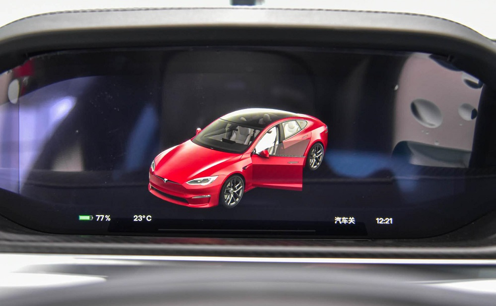 Bảng đồng hồ của Tesla Model S 2023