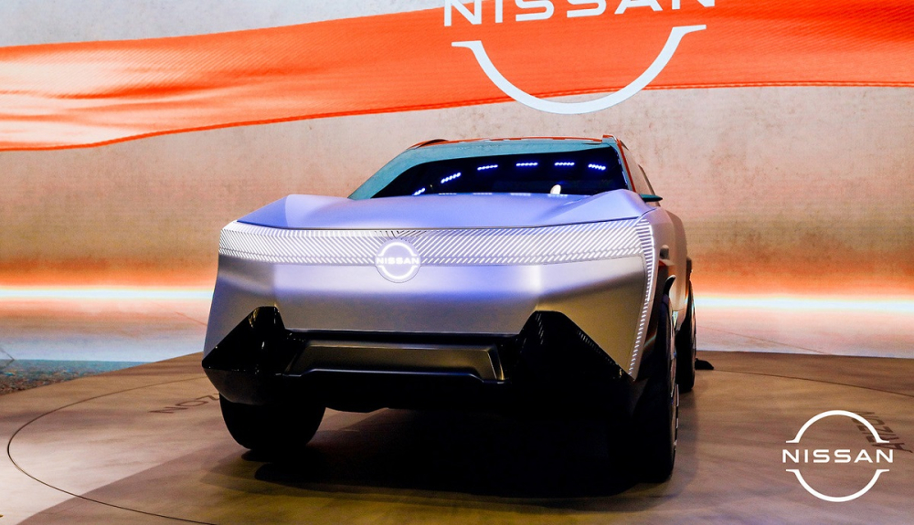 Cận cảnh đầu xe của Nissan Arizon EV Concept Cận cảnh đầu xe của Nissan Arizon EV Concept